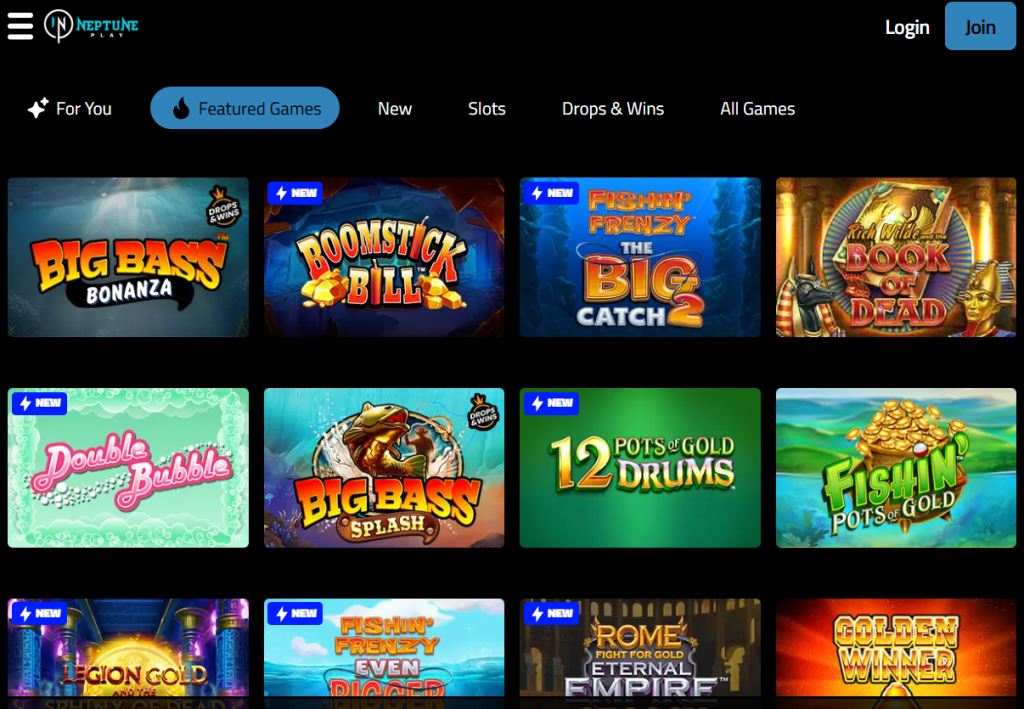 Top new casino with low fees - NeptunePlay